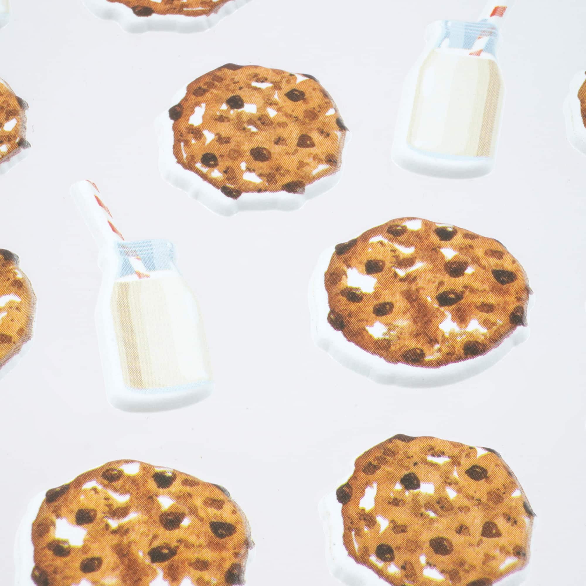 Cookies & Milk Puffy Stickers by Recollections™